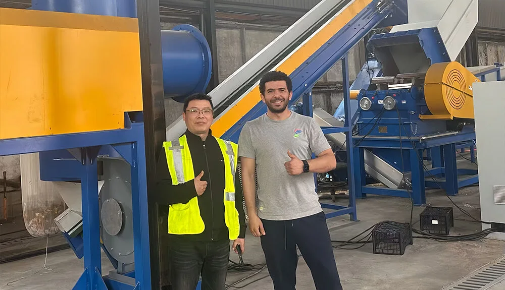 Línea de trituración y lavado de botellas Hdpe y Pet – Georgia