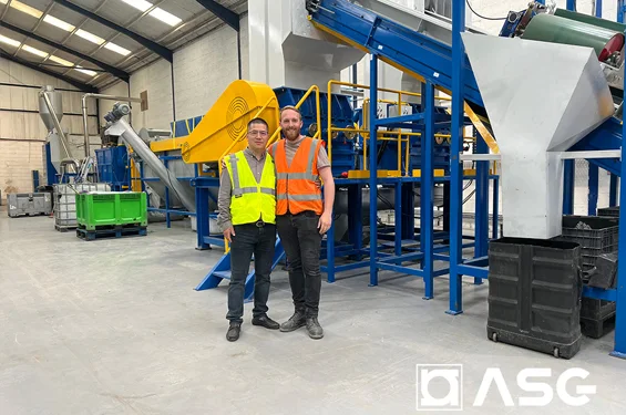 LÍNEA DE TRITURACIÓN Y LAVADO DE PLÁSTICO RÍGIDO HDPE PP – Swadlincote, Reino Unido