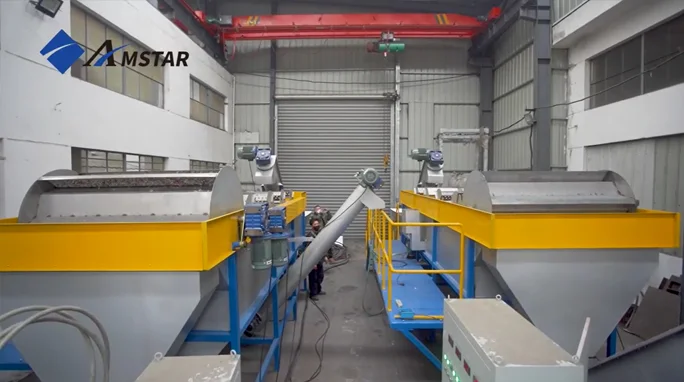 مصنع غسل البلاستيك الصلب بطاقة 2500kg/hr في شارلوت، الولايات المتحدة
