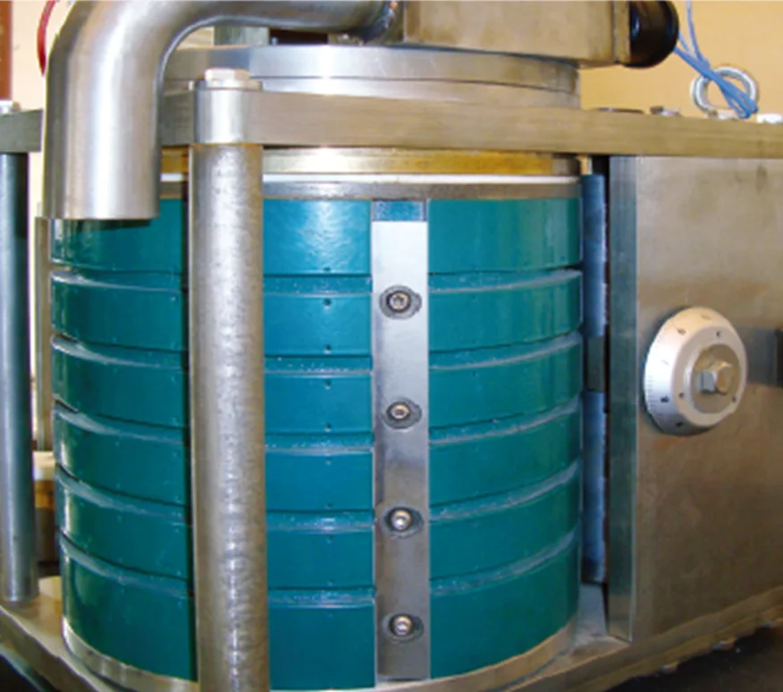 Máquina rotativa de etiquetado con adhesivo termofusible